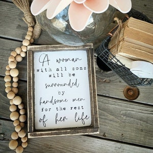 Mom signs, boy mom, mom gift, mom of boys, mother’s day, wife, wife gift, home decor, mama, momma, home,