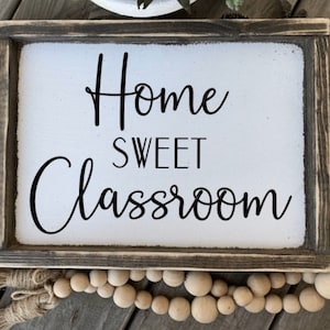 Home sweet homeschool/home sweet classroom/homeschool/virtual learning/distance learning/home sweet home/teacher gift/teacher appreciation