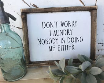 Laundry sign / laundry / mudroom / homedecor / clothing sign / laundry decor / rustic signs / wooden signs
