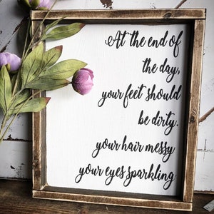 Quotes / wood signs / bedroom decor / country living / country signs / wildflower / free spirit / traveler / happy place / gallery wall