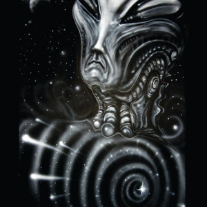 Worm Hole  Art Print