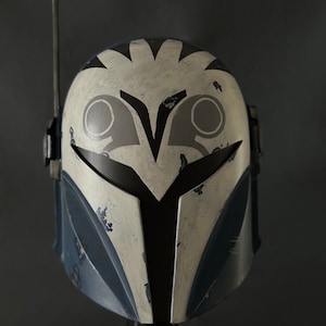 Bo katan helmet fully finished. Perfect for Cosplay
