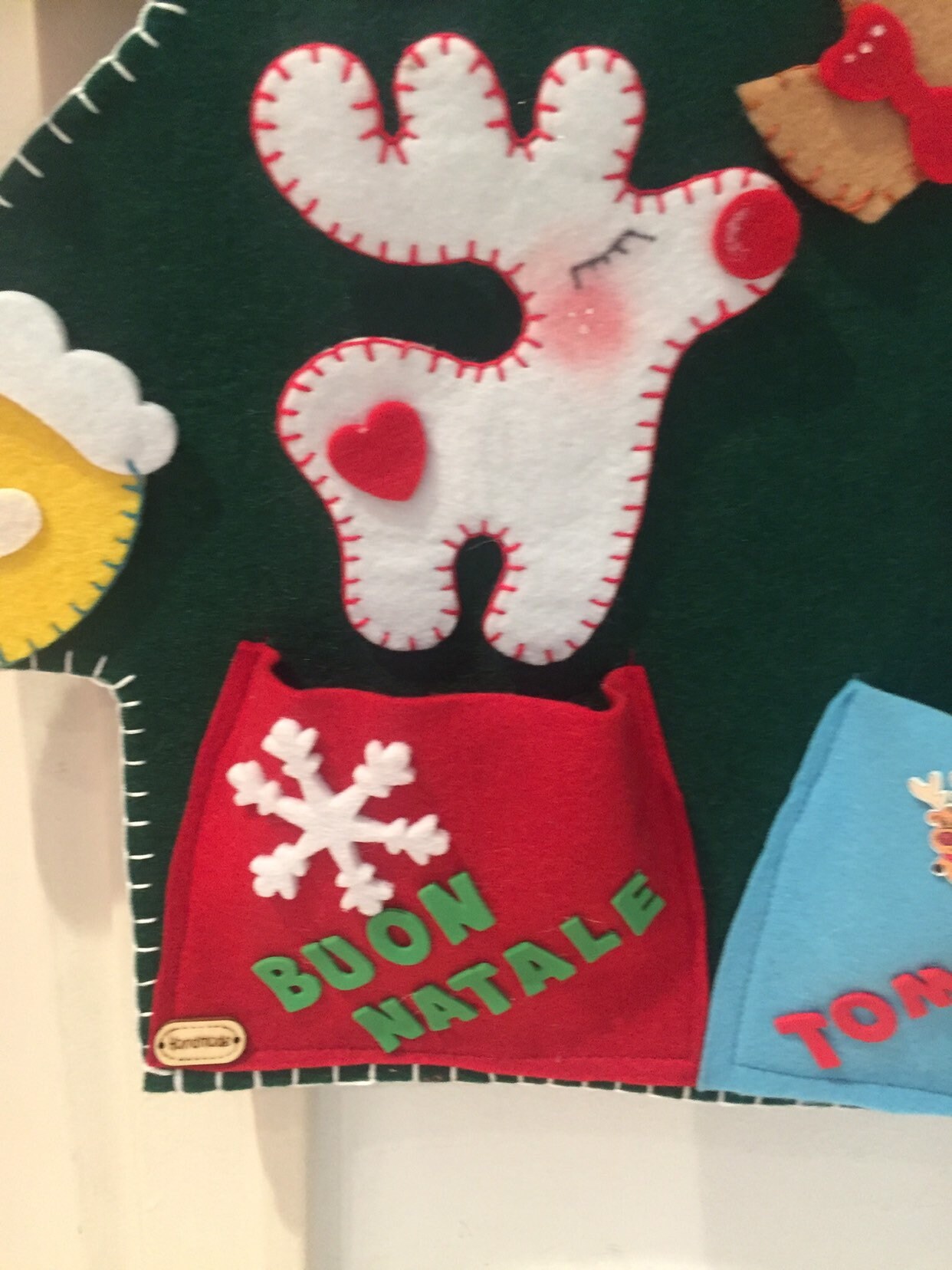 Sapin De Noël En Feutrine Pour Enfants - DIY Avec 21 Ornements Détachables - Décoration Murale Ou Pour Porte - Activité Créative - 2
