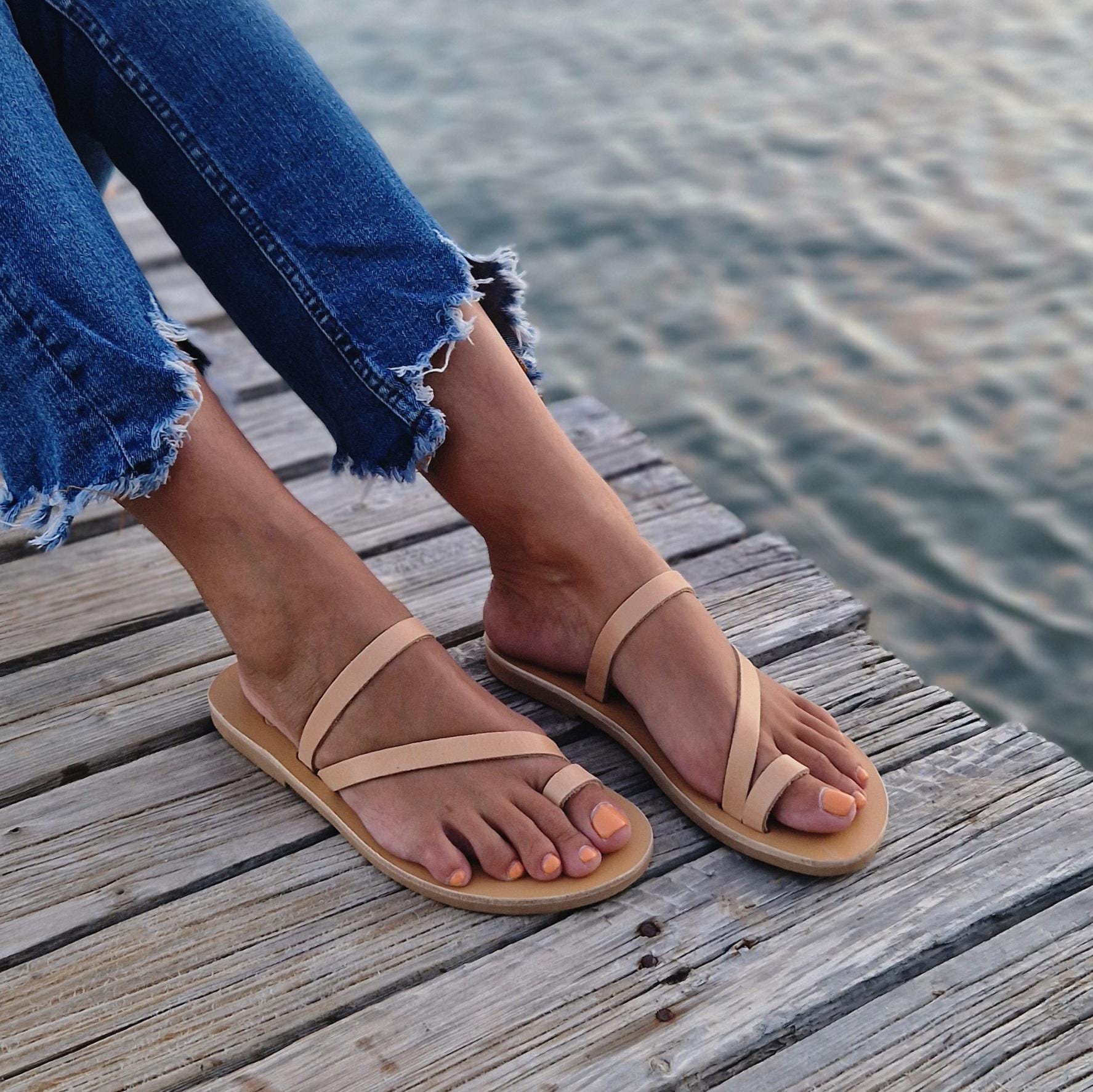 【SS25＊日本未入荷】sr Agate flat sandals in smooth leather Jack Espresso Studded Sandal | Flat Sandals | Footwear