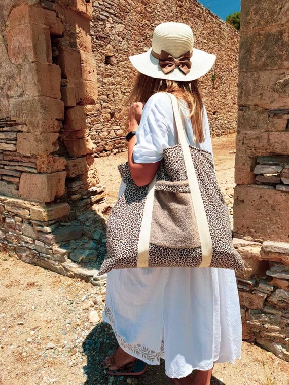 Sacs de plage pour femme, grand sac fourre-tout de Maroc