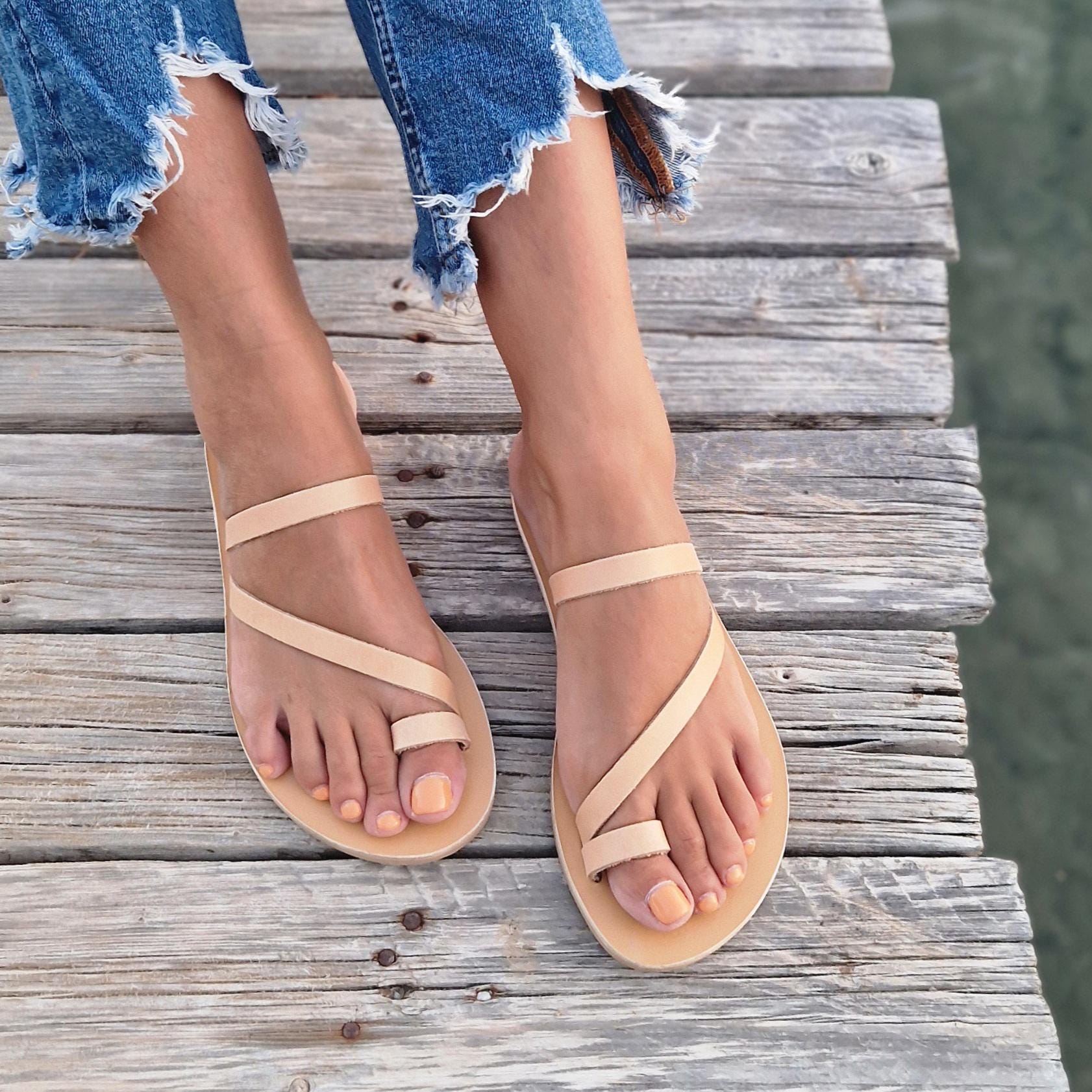 【SS25＊日本未入荷】sr Agate flat sandals in smooth leather Jack Espresso Studded Sandal | Flat Sandals | Footwear