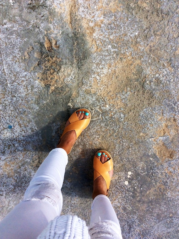 Buy Greek Sandals, Leather Espadrilles, Platform Espadrille