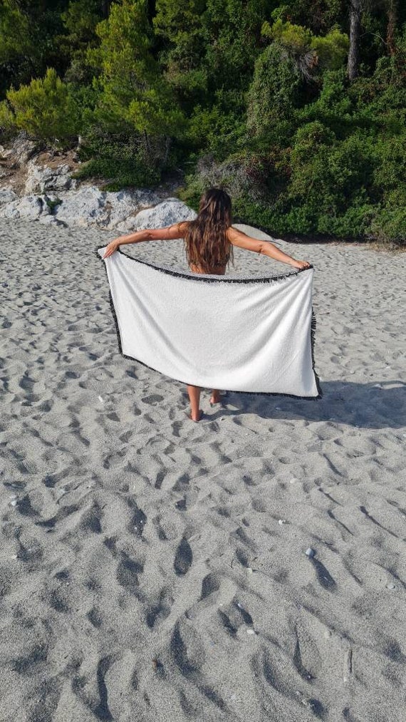 Sac De Plage Léopard 33x52cm - Grand Fourre-tout Toile Avec Poche Intérieure