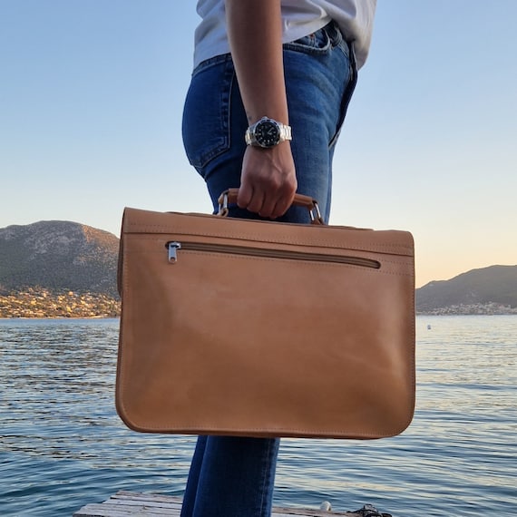 Messenger Bag, Leather Briefcase, Laptop Leather Bag, Courier Bag