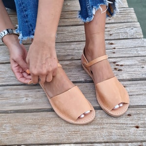 Greek Leather Sandals, Gladiator Sandals, Ancient Greek summer shoes, Greek Gladiator, Summer flats for Women Handmade shoes, ankle strap