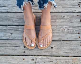 Greek Leather sandals for women, open toe leather shoes, Flip Flops, Gladiators, Summer Roman Sandals, Handmade Grecian Sandals