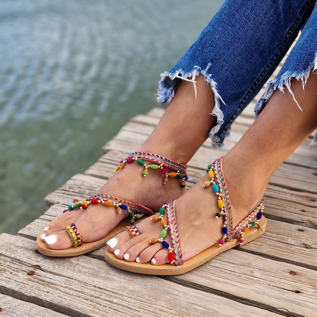 【COLOR iN ID】bohemian gladi sandals ON SALE! African Gladiator Sandal/ Sandals/sandals for Women