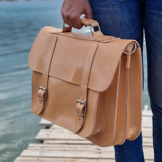 Messenger Bag Leather Briefcase Laptop Leather Bag Courier Bag Handmade Greek Shoulder Bag Men Leather Handbag Unisex Bag Travel Bag Etsy