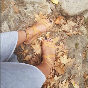 Gladiator Sandals, Zipper Leather Sandals, Handmade Greek Sandals, Women's sandals, Leather women sandals , Barefoot Sandals, Summer Shoes image 8