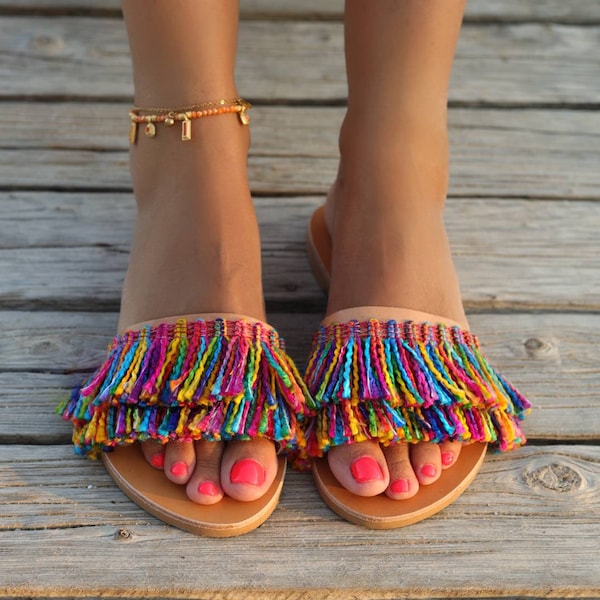 Gypsy Sandals - Etsy