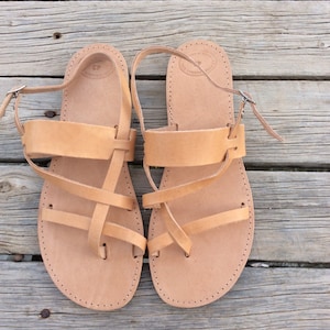 Men Leather Sandals, Greek Sandals for Men, Gladiator Sandals, Leather sandals for men, Summer Unisex sandals, Father&#39;s Day Gift, Men Shoes