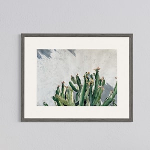 Elegante decorazione floreale in legno, unica carta originale con cactus, custodia per coppie, originale il colore dell'acqua