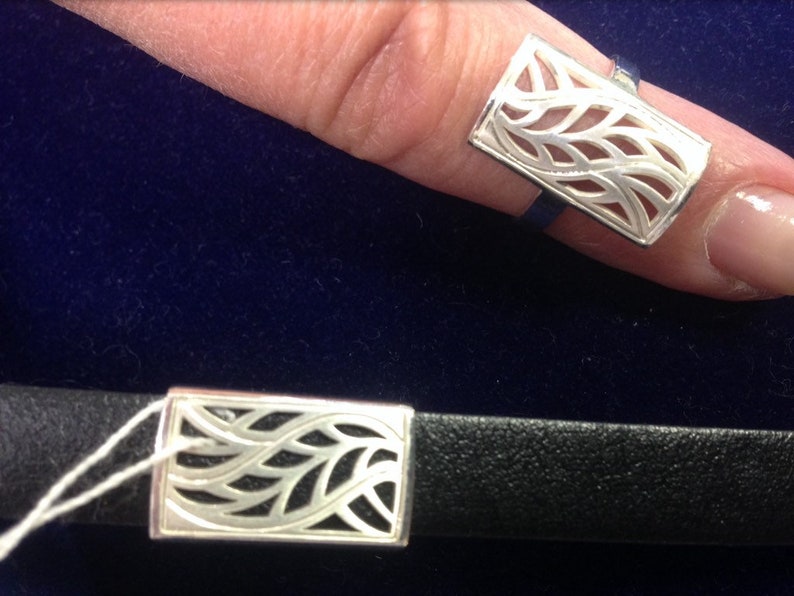 Silver Bangle Bracelet link Vintage Jewerly Silver accessories Sterling 925 Hand made Russian silver Gift for women men