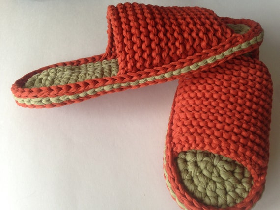 knitted house slippers