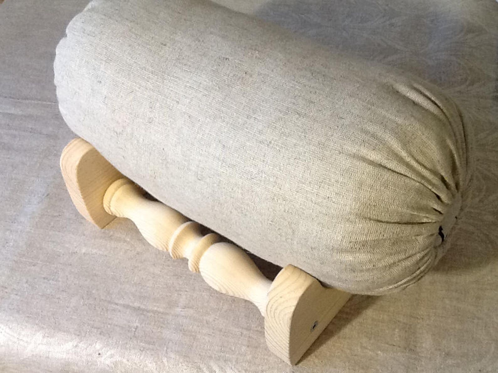 Stand Pillow Bobbin lace bolster Wooden table stand Eco Etsy