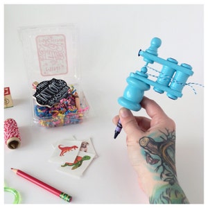 Mini Tattoo Machine: Kids Handmade Tattoo Machine Toy 