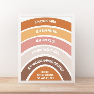 Affirmationsposter für Kinder | Instant Download