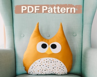 OWL Pillow PDF Pattern