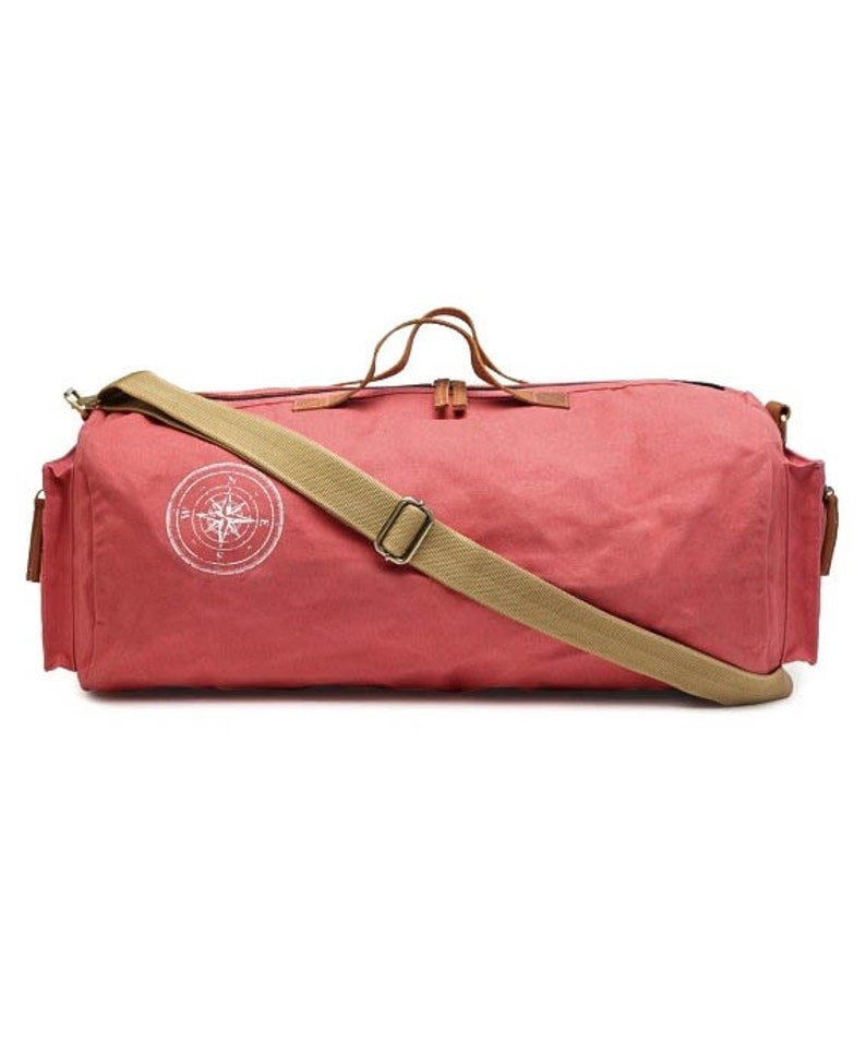 cotton canvas gym bag