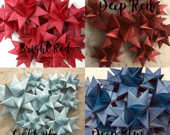 13 (1 free) Small Choose Color Shimmer German Paper Stars Froebel Stars Moravian Stars Star Ornaments