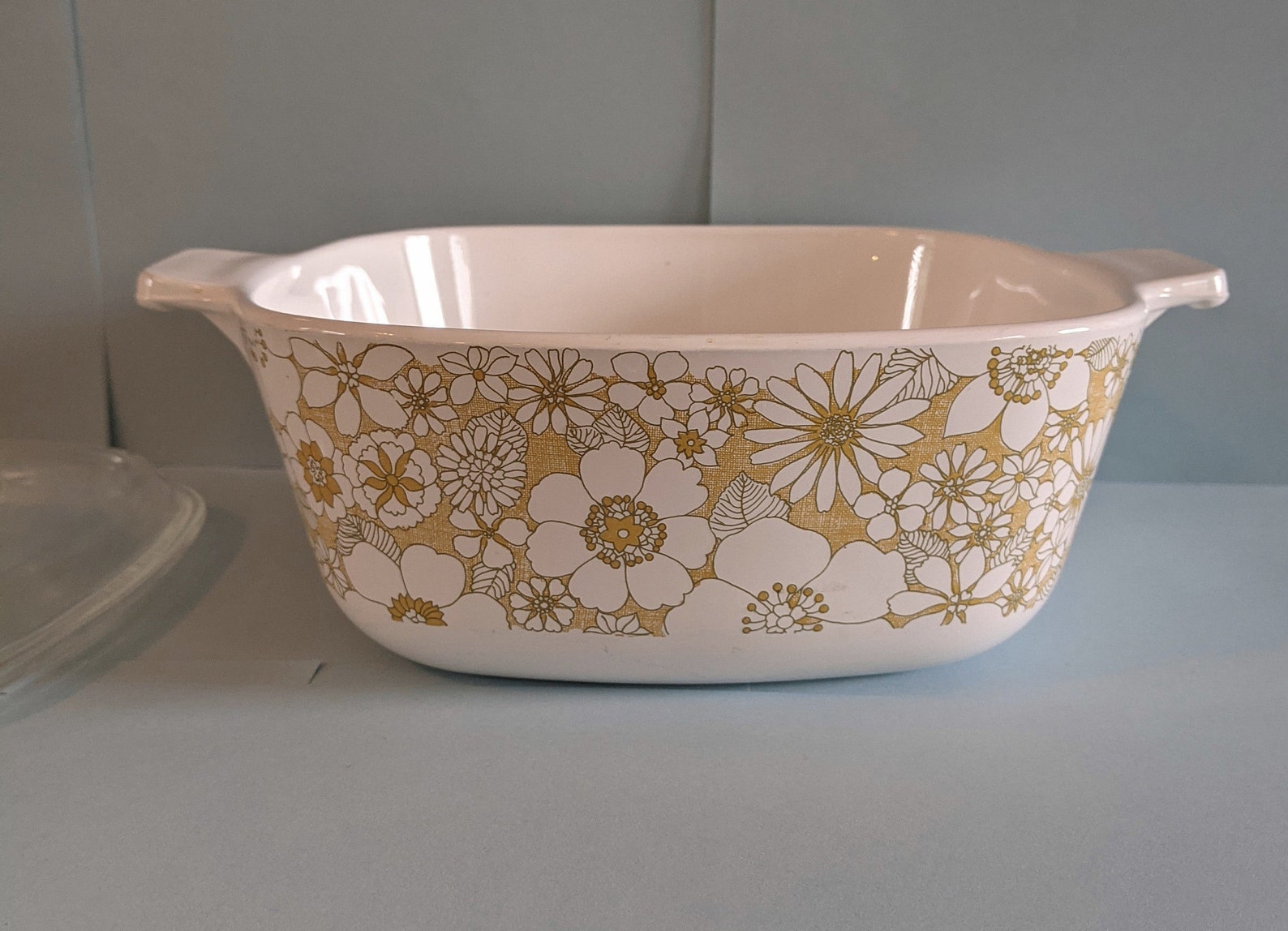 1st Edition Floral Bouquet Corning Ware Vintage Rare Hard to Etsy