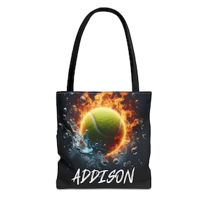 Tennis Tote Tennis Bag Personalized Tennis Tote Bag Sporst Bag Tennis Player Gift Customizable Tennis Gift Senior Night Gift Tennis Player