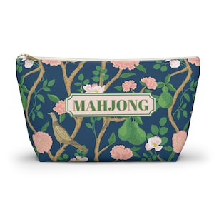 Mahjong Bags Mahjong Gifts Tiles Bag Mahjong Cards Bag Mahjong Zipper Bag Mahj Pouch Mahjong Gift for Mahjong Lover Mah Jong Bag Mah Jongg