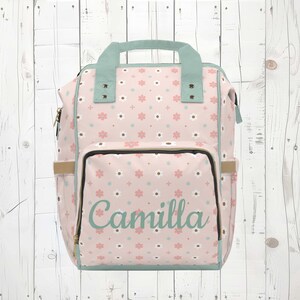 Personalized Diaper Bag Backpack Custom Baby Gift Baby Shower Gift for New Mom Diaper Bag with Custom Name
