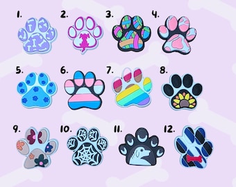 Dog Cat Pet Paw Print Shoe Charms - Paw Pet Jibbitz - Personalise Your With Crocs Your Custom Charm -Single Charm