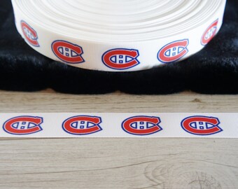 7//8/" NEW YORK RANGERS NHL HOCKEY TEAM GROSGRAIN RIBBON BY THE YARD USA SELLER