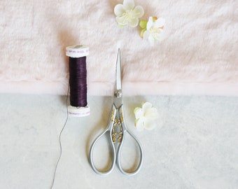 Embroidery  scissors / Sharp scissor  / SILVER and GOLD scissors / Sewing supplies / Perfect gift for quilter /Fabric scissors