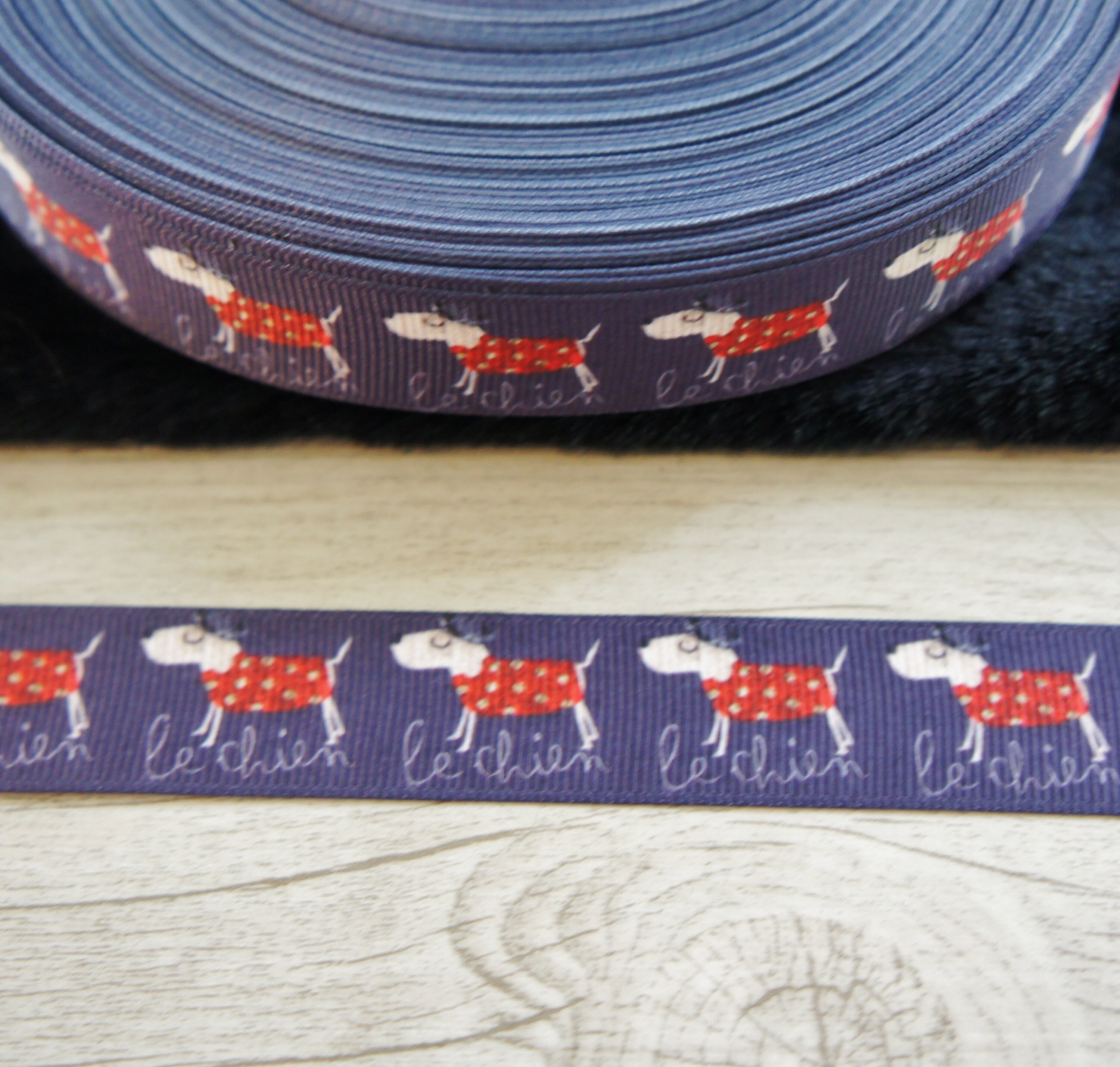 22 Mm Ribbon / DOGS Grosgrain Ribbon / 5 YARDS Ribbon / DOG - Etsy