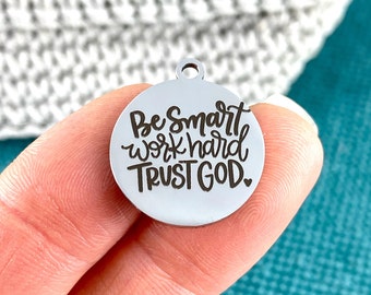 Work Hard Trust God Etsy