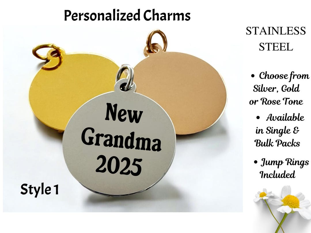 Silver Charms Personalized Charms In Bulk Personalized Name Custom