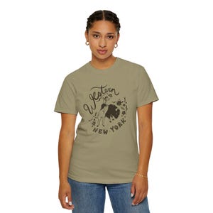 Western New York Tee COMFORT COLORS Unisex Garment-Dyed T-shirt - cowboy style, vintage, worn in Upstate NY Funny shirt image 6