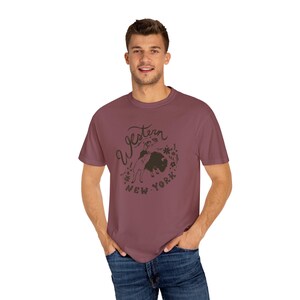Western New York Tee COMFORT COLORS Unisex Garment-Dyed T-shirt - cowboy style, vintage, worn in Upstate NY Funny shirt image 5