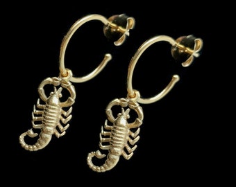 Orecchini Scorpione in oro
