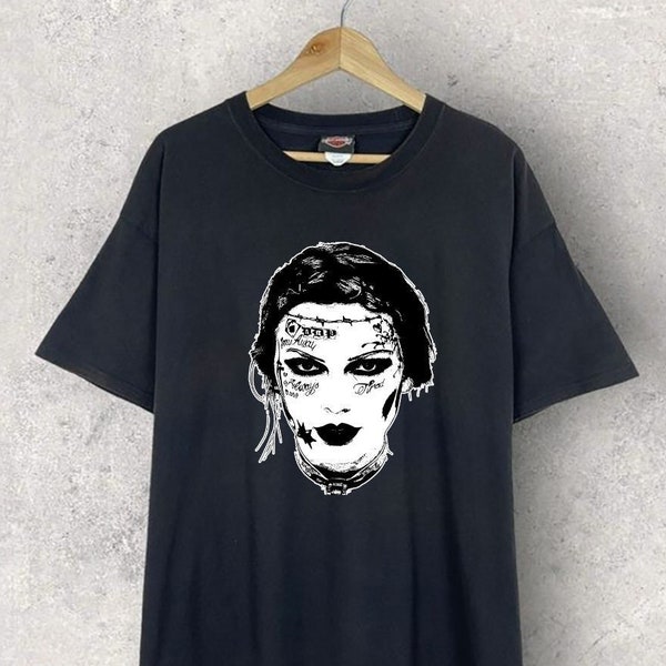 Taylor Fortnight Post Malone Tattoo Shirt T-Shirt TTPD Tortured Poets Unisex White Artistic Vibes Drawing Shirt Poetry Dept Gift for Swiftie
