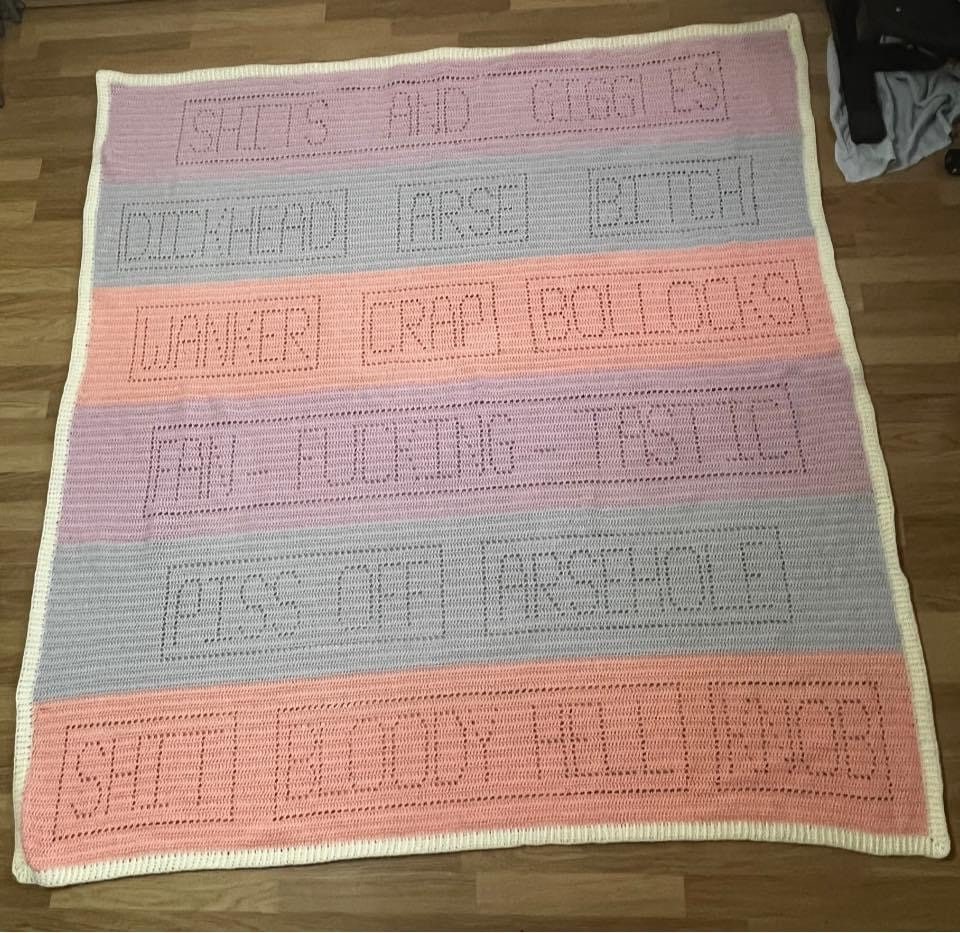 Crochet Swear Blanket king Size Etsy