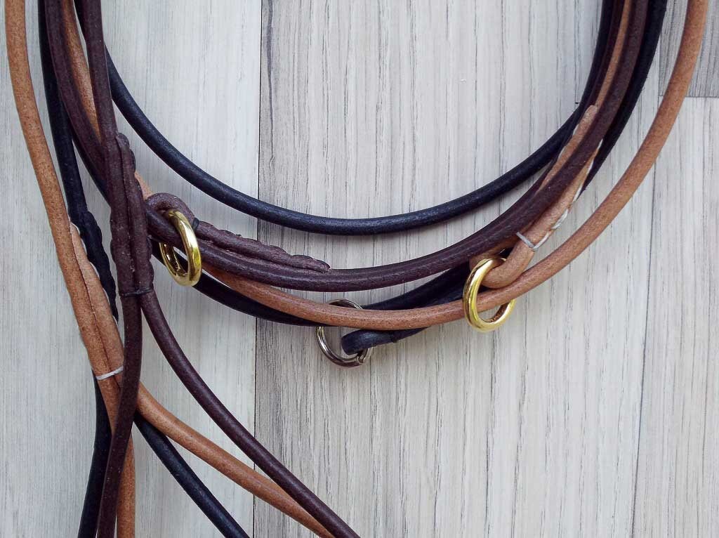 Leather Dog Show Slip Leash Premium Round / Rolled Leather Etsy UK