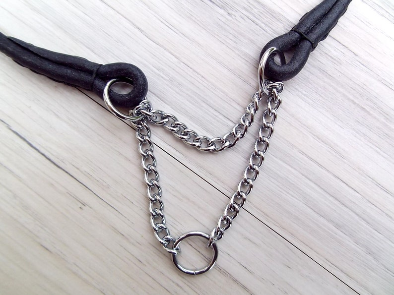 Leather Halfcheck / Martingale Dog Show Collar Premium Etsy