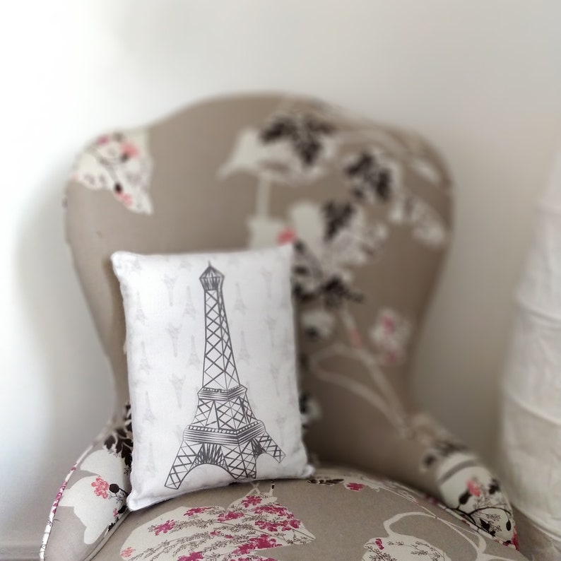 Eiffel Tower Pillow Paris Pillow Kid Room Decoration Etsy