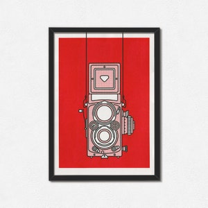 Rolleiflex Camera A3 Art Print