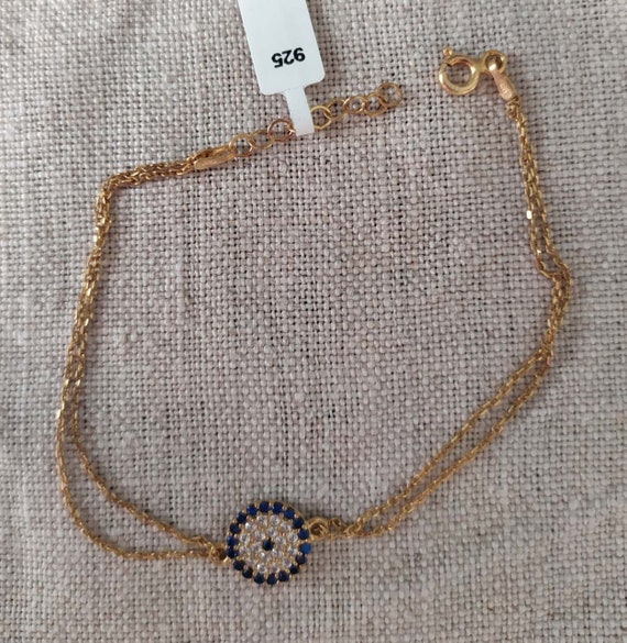 Swarovski luckily cheap evil eye bracelet