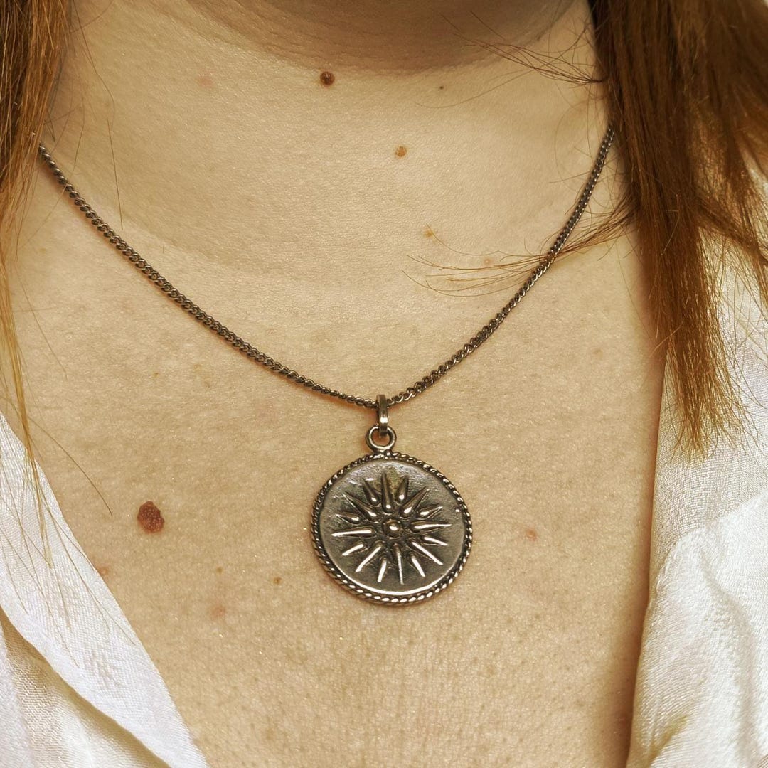 Pendentif Silpada S1691 En Argent Sterling Oxydé - Pièce Rare Et Retirée - Neuf Sans Boîte